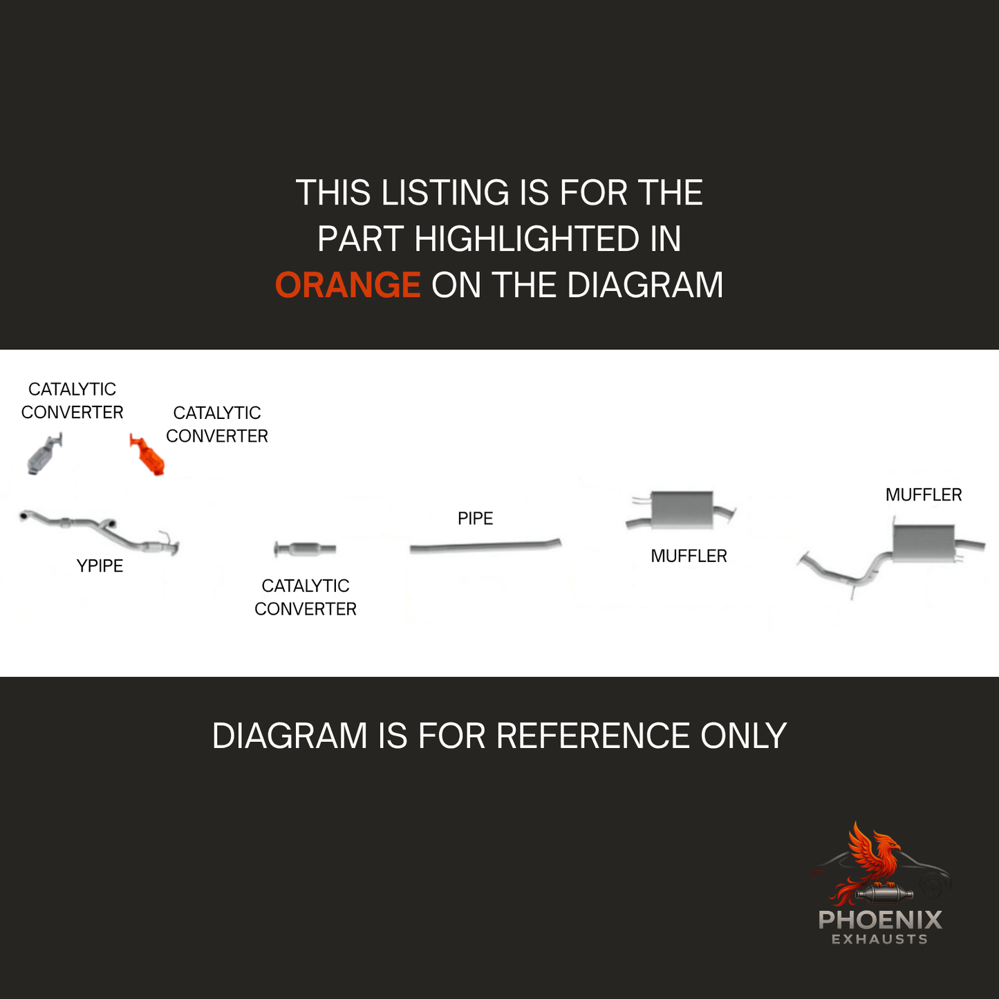 Fits 2013-2018 Hyundai Santa Fe 3.3L FWD Catalytic Converter | Firewall Side