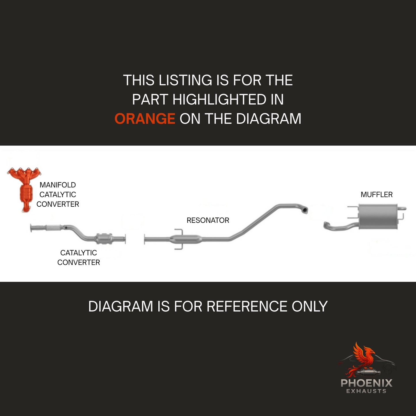 Fits 2001-2003 Hyundai Elantra 2.0L Manifold Catalytic Converter