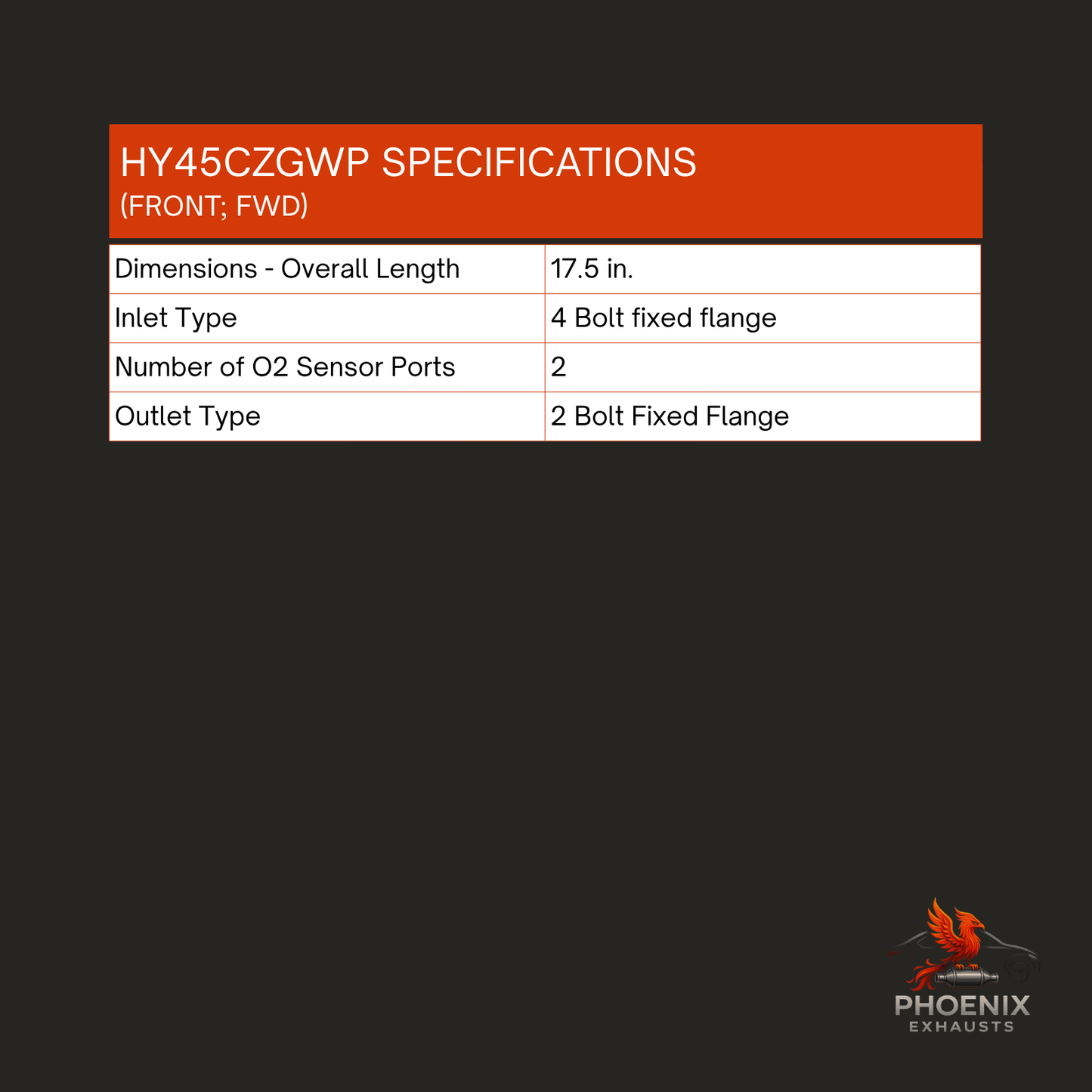 Fits 2016-2018 KIA Sorento 2.0L FWD Catalytic Converter | Front