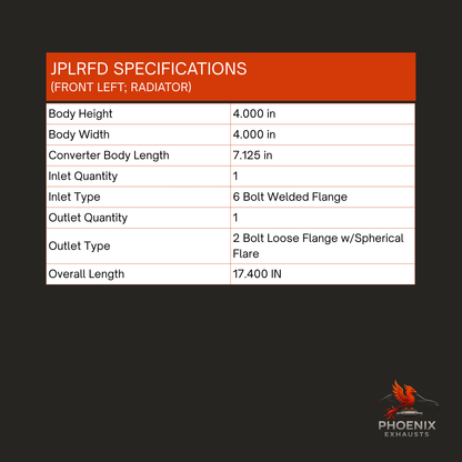 Fits 2009-2010 Dodge Journey 3.5L Manifold Catalytic Converter | Left & Right Set