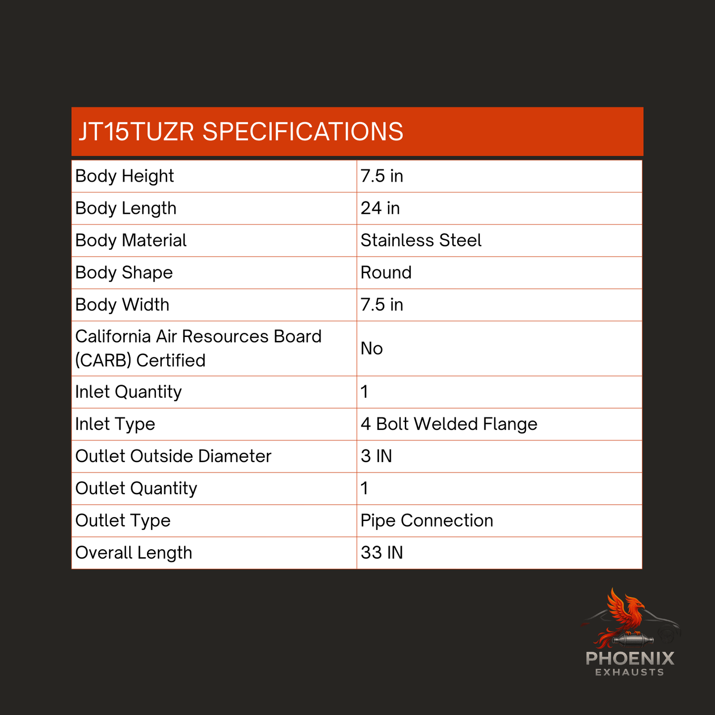 Fits 2000-2007 Ford F550 Super Duty 6.8L Catalytic Converter
