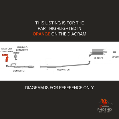 Fits 2002-2006 Lexus ES330 3.3L Manifold Catalytic Converter | Left