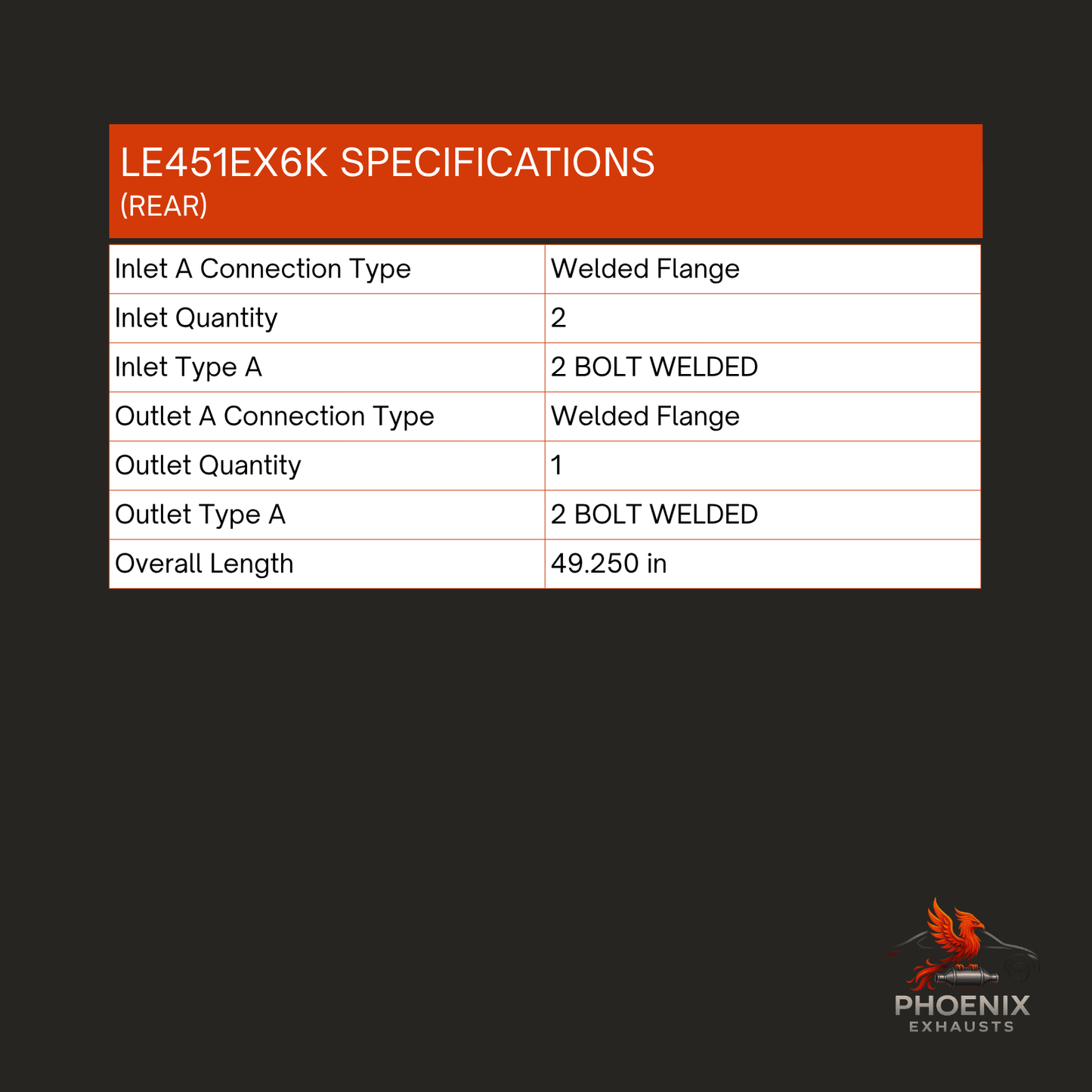 Fits 2007-2017 Toyota Camry 3.5L Catalytic Converter w/ Flex Pipe | Rear