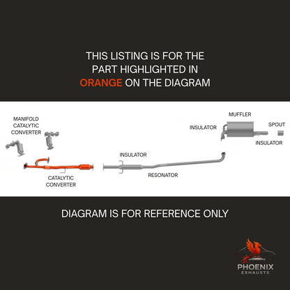 Fits 2002-2006 Toyota Camry 3.0L Catalytic Converter w/ Flex Pipe