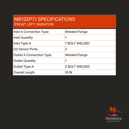 Fits 2006-2012 Mitsubishi Eclipse 3.8L Manifold Catalytic Converter | Front