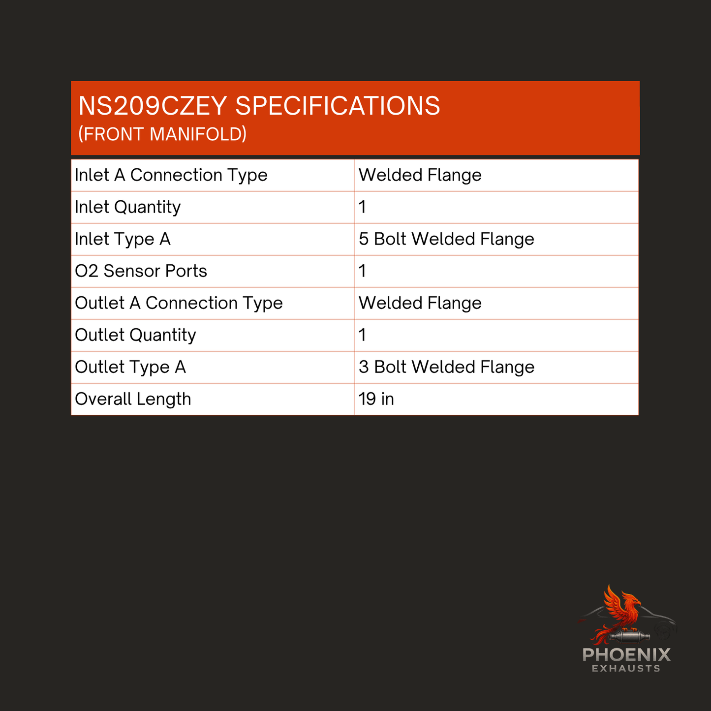 Fits 2007-2012 Nissan Altima 2.5L Manifold Catalytic Converter