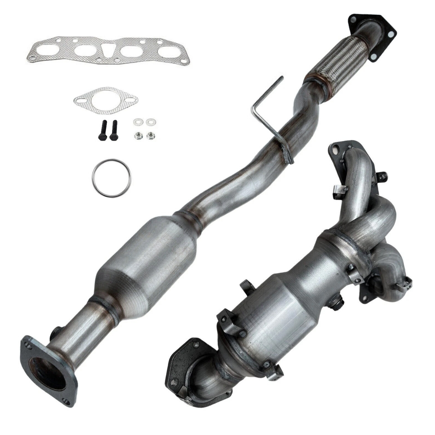Fits 2013-2018 Nissan Altima 2.5L Manifold Catalytic Converter | Front & Rear Set
