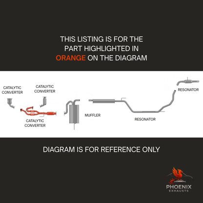 Fits 2005-2009 Nissan Quest 3.5L Catalytic Converter w/ Flex Pipe