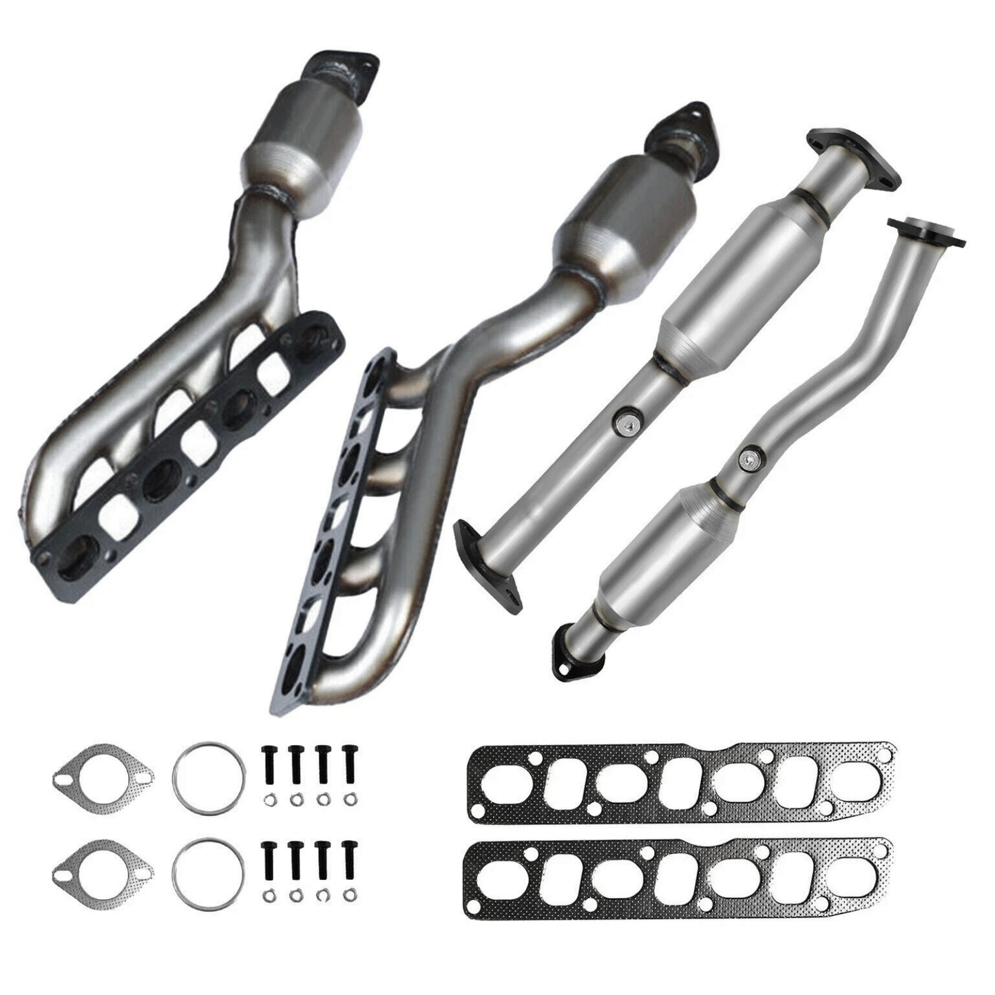 Fits 2004-2015 Nissan Titan 5.6L Manifold Catalytic Converter | All 4 Manifold & Rear Set