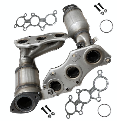 Fits 2011-2016 Toyota Sienna 3.5L FWD Manifold Catalytic Converter | Left & Right Set