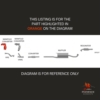 Fits 2008-2016 Lexus RX350 3.5L Manifold Catalytic Converter | Bank 2 Front