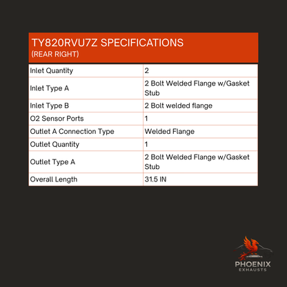 Fits 2013-2014 Toyota FJ Cruiser 4.0L Catalytic Converter | Left & Right Set