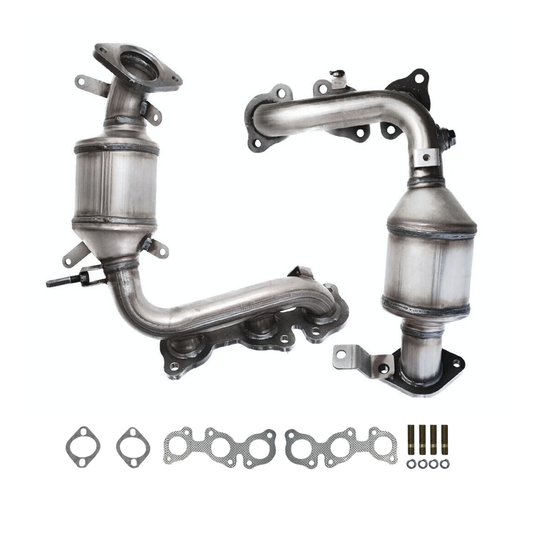 Fits 2004-2006 Toyota Sienna 3.3L Catalytic Converter w/ Flex Pipe | Left & Right Set