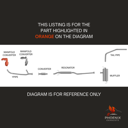 Fits 2004-2006 Toyota Sienna 3.3L AWD/FWD Manifold Catalytic Converter | Bank 2