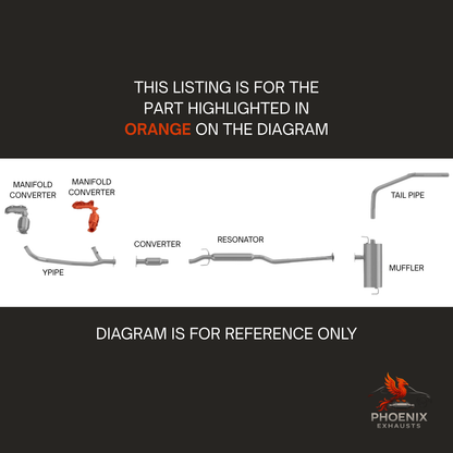 Fits 2004-2006 Toyota Sienna 3.3L FWD Manifold Catalytic Converter | Bank 1