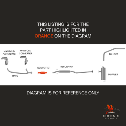 Fits 2004-2010 Toyota Sienna 3.3L FWD Catalytic Converter | Rear